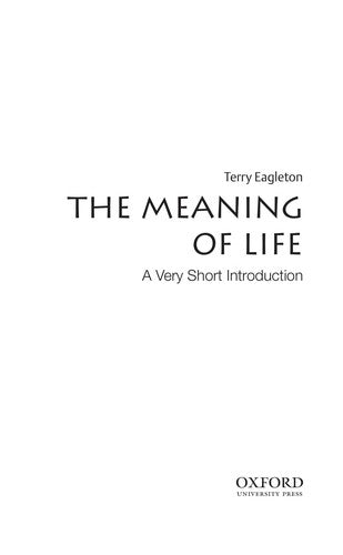 The Meaning of Life