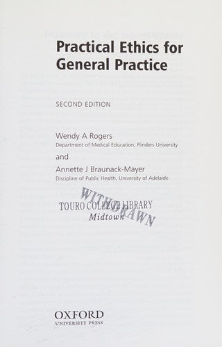 Practical Ethics for General Practice