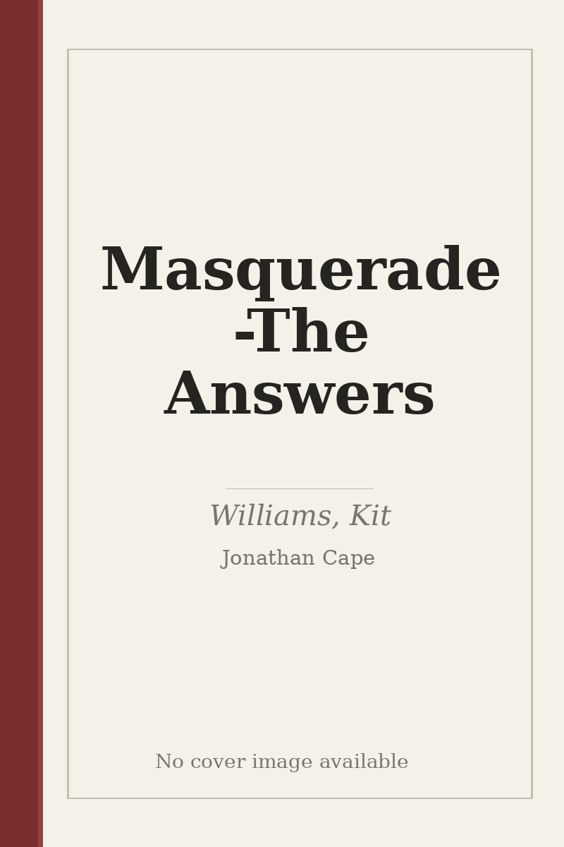 Masquerade - The Answers - no cover image available