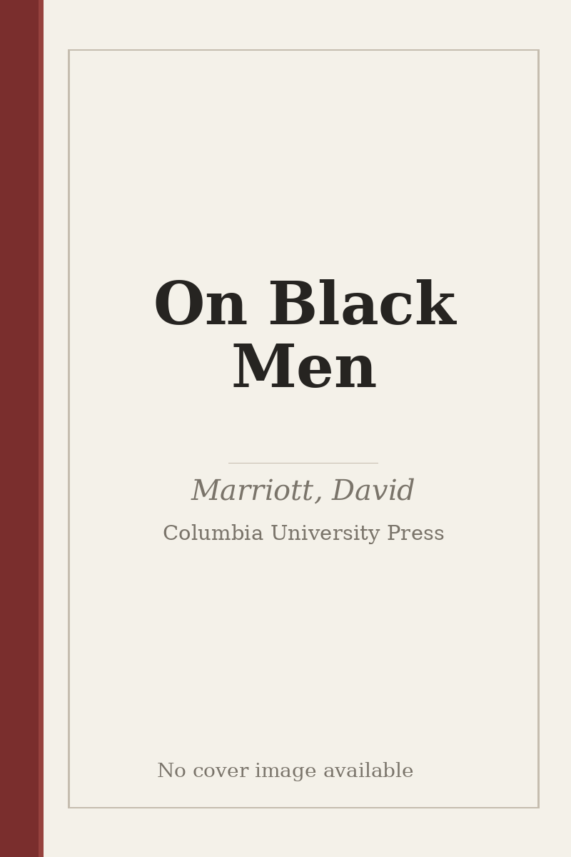 On Black Men - no cover image available