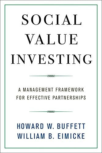 Social Value Investing – A Management Framework for Effective Partnerships