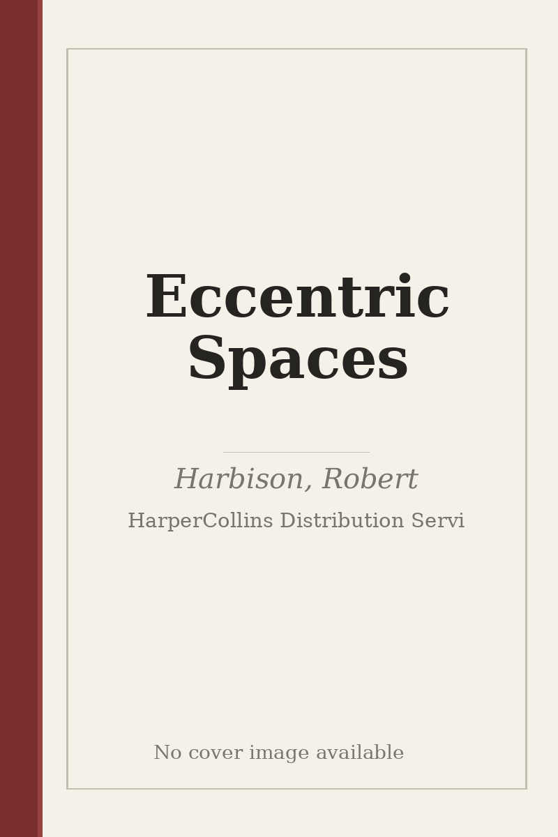 Eccentric Spaces - no cover image available