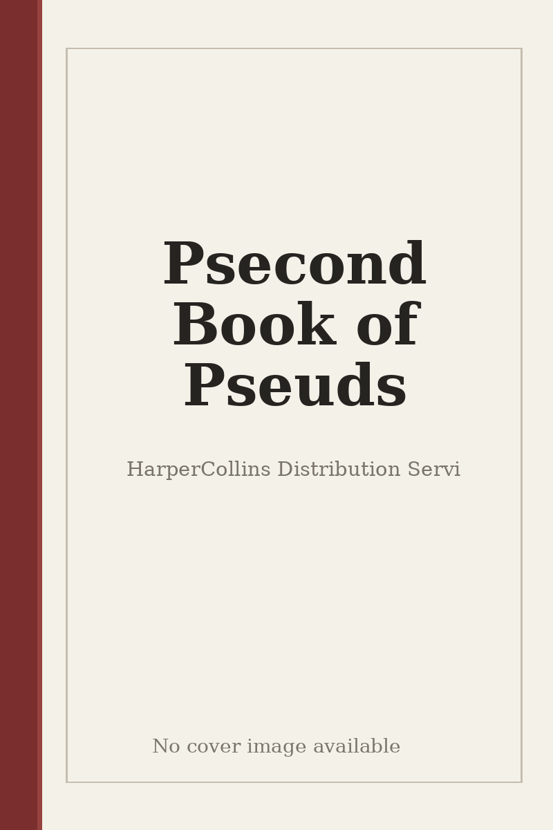 Psecond Book of Pseuds - no cover image available