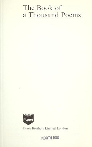 Book of a Thousand Poems