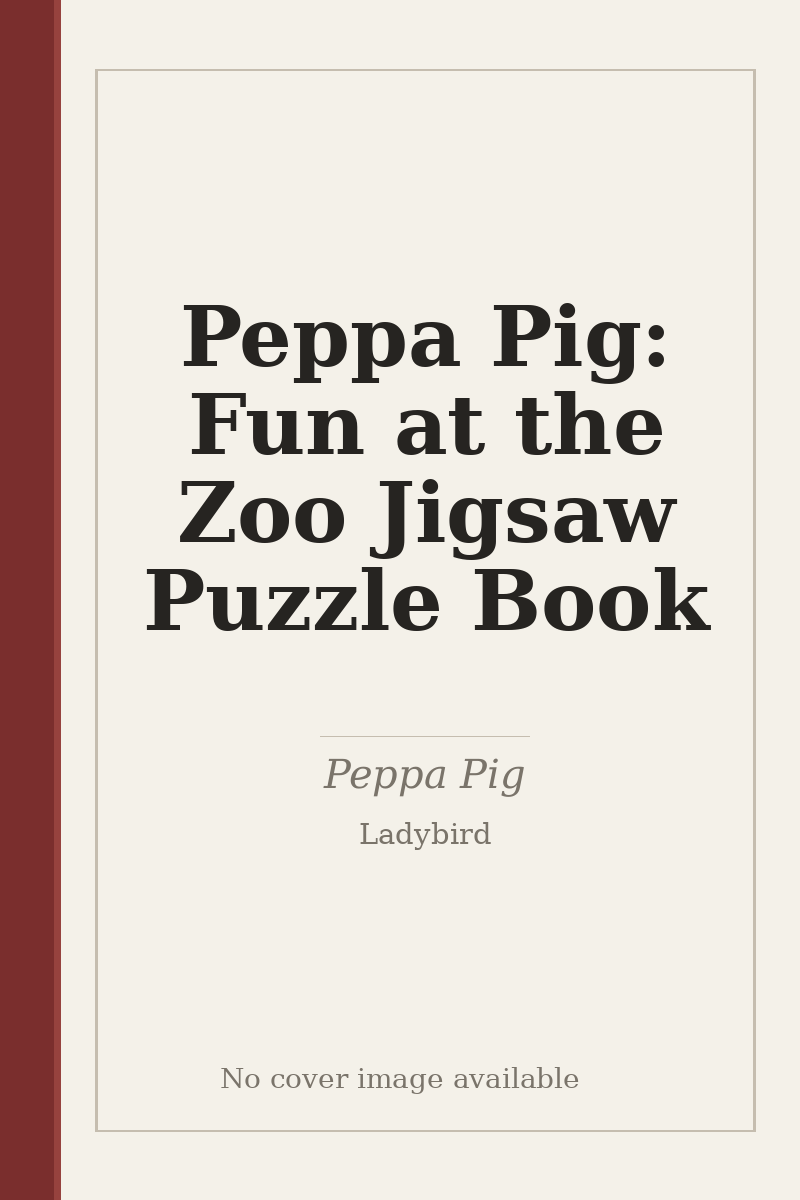 Peppa Pig: Fun at the Zoo Jigsaw Puzzle Book - no cover image available