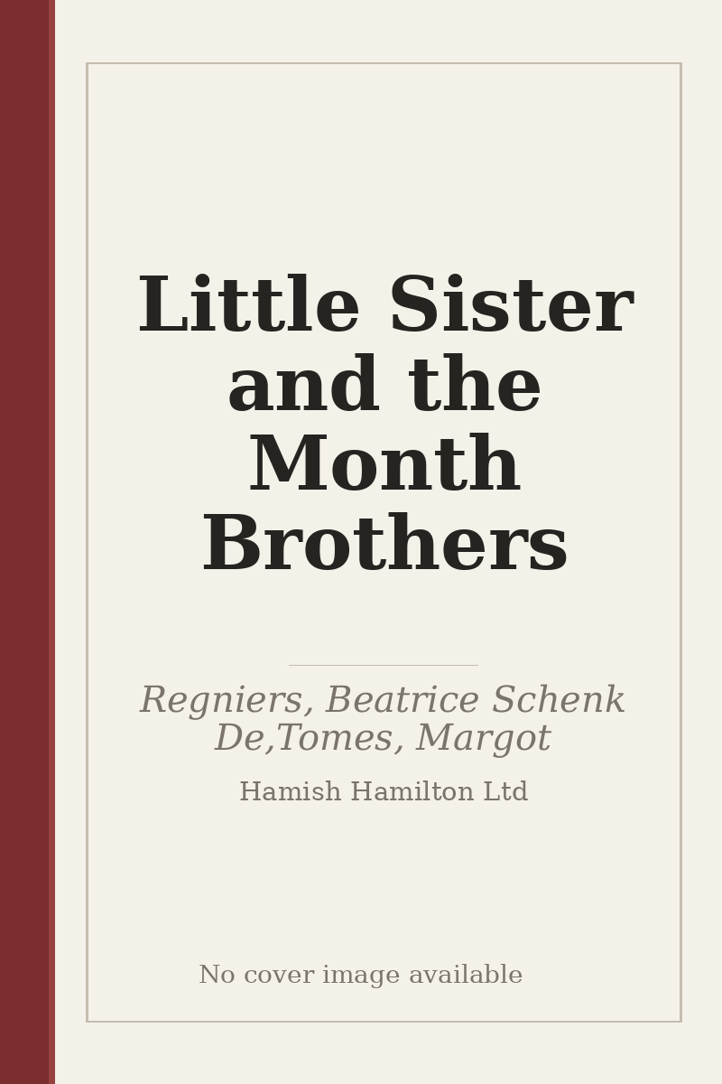 Little Sister and the Month Brothers - no cover image available