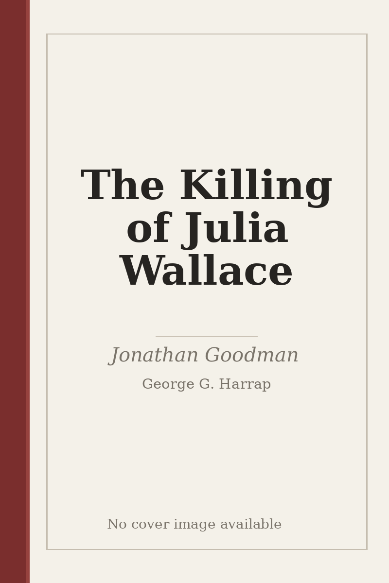 The Killing of Julia Wallace - no cover image available