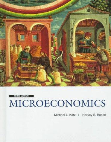 Microeconomics (Irwin/McGraw-Hill Advanced Series in Economics)