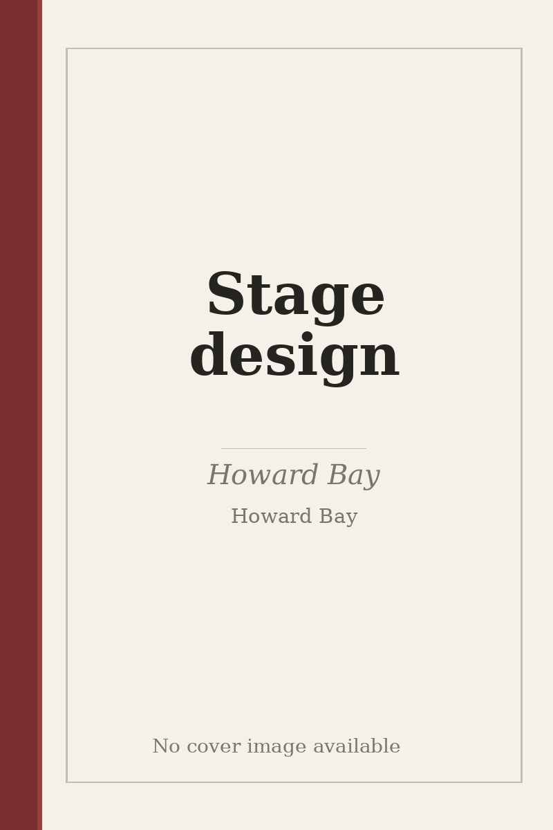 Stage design - no cover image available