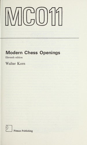 Modern Chess Openings