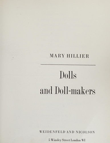 Dolls and Dollmakers
