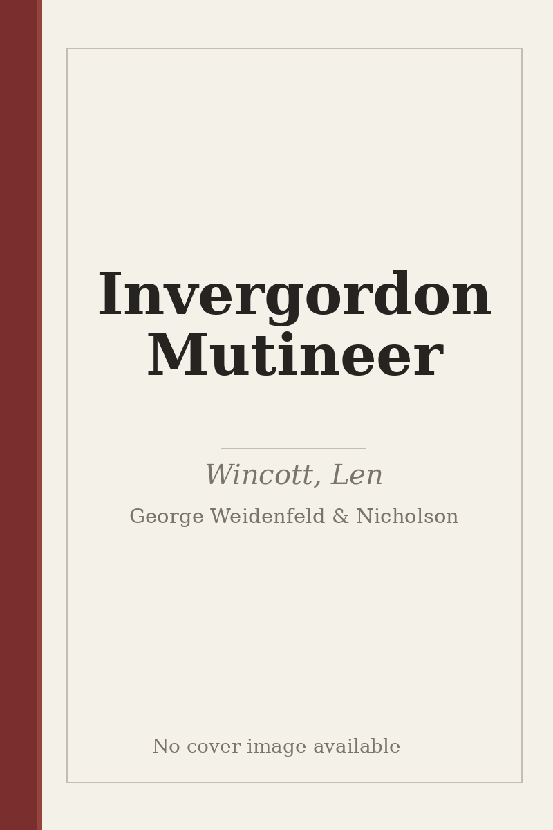 Invergordon Mutineer - no cover image available