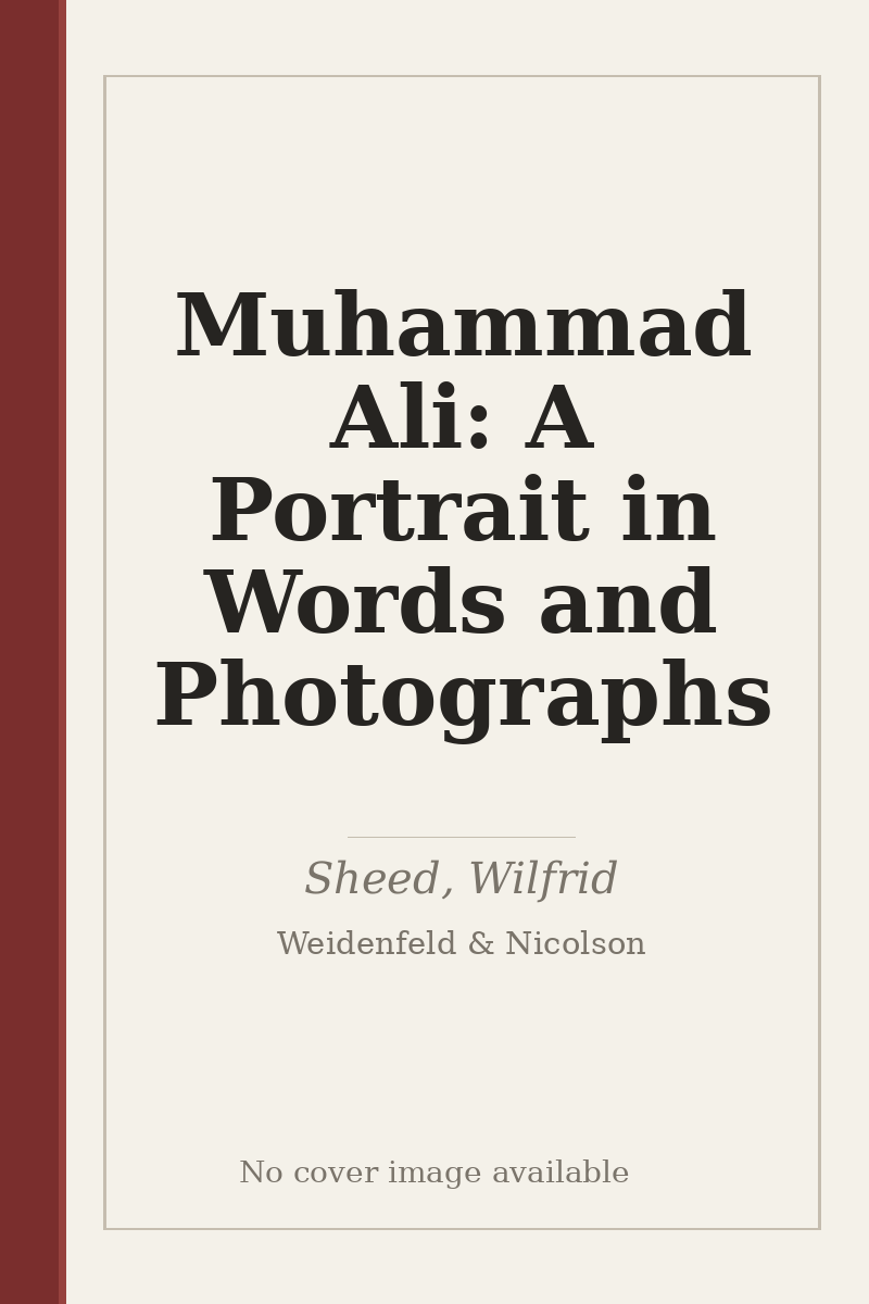 Muhammad Ali: A Portrait in Words and Photographs - no cover image available