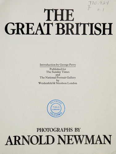 Great British: Photographs