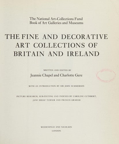 National Art Collections Fund Guide to Art Galleries and Museums