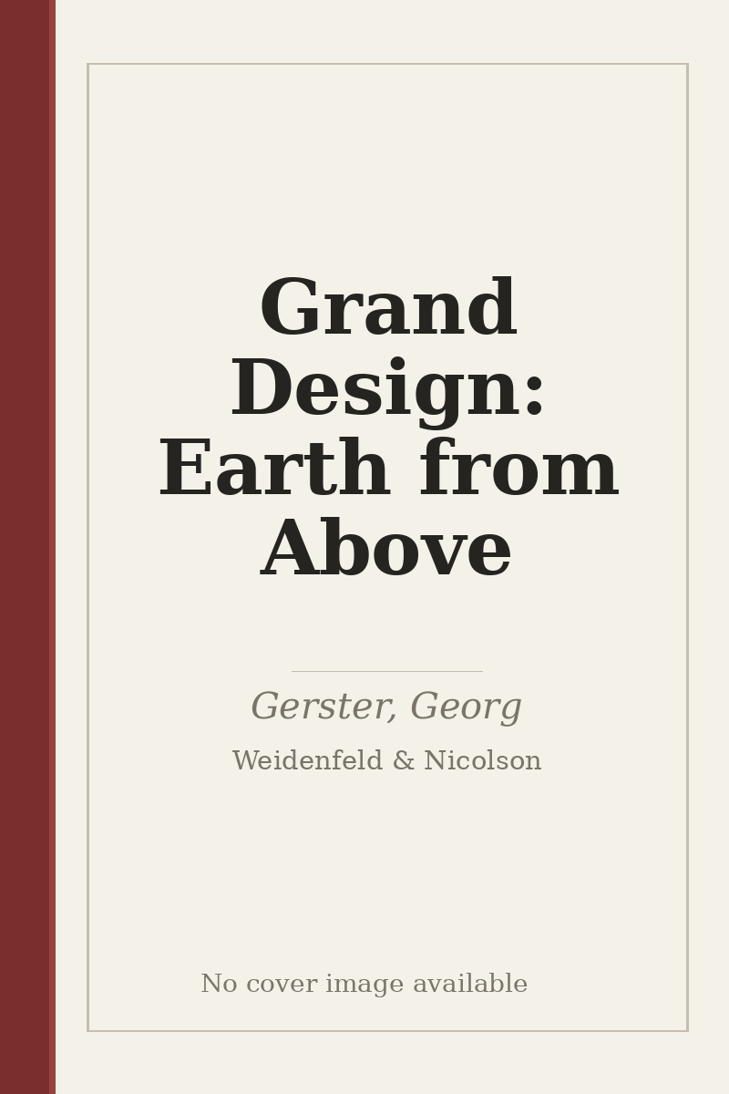 Grand Design: Earth from Above - no cover image available