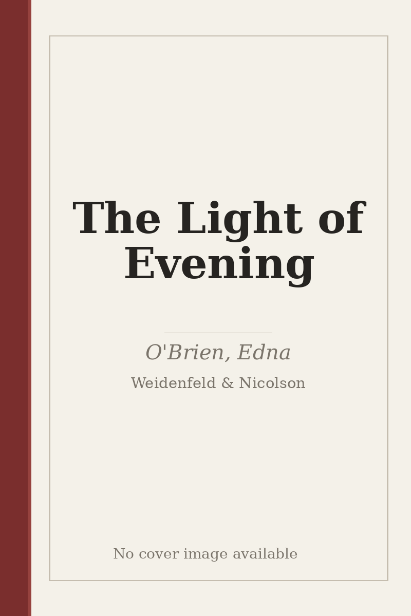 The Light of Evening - no cover image available