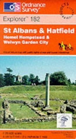 St. Albans and Hatfield, Hemel Hempstead and Welwyn Garden City: Sheet 182 (Explorer Maps)