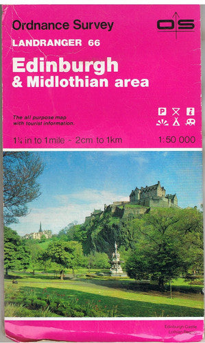 Edinburgh and Midlothian Area (Sheet 66) (OS Landranger Map)