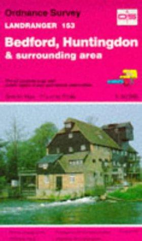 Bedford, Huntingdon and Surrounding Area (Sheet 153) (OS Landranger Map)