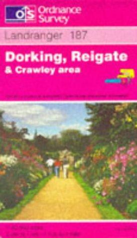 Landranger Map 187 Dorking, Reigate and Crawley Area