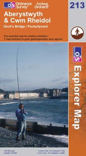 Aberystwyth and Cwm Rheidol: Sheet 213 (OS Explorer Map)