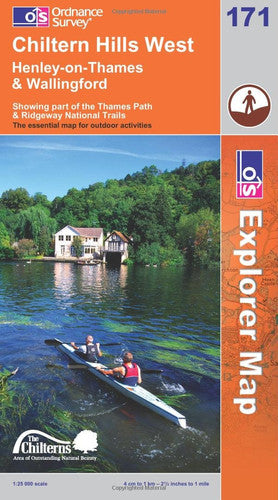Chiltern Hills West, Henley-on-Thames and Wallingford: Sheet 171 (OS Explorer Map)