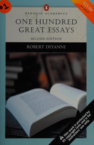 One Hundred Great Essays (Penguin Academics Series)
