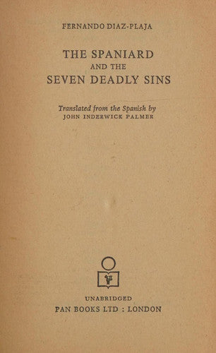 The Spaniard and the Seven Deadly Sins
