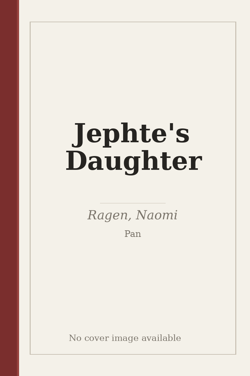 Jephte's Daughter - no cover image available