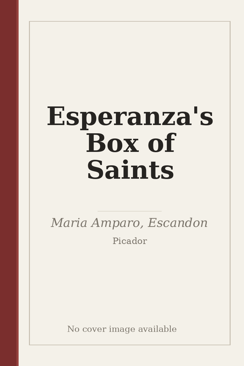 Esperanza's Box of Saints - no cover image available