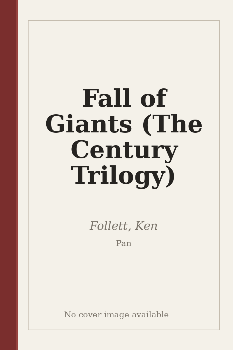 Fall of Giants (The Century Trilogy) - no cover image available