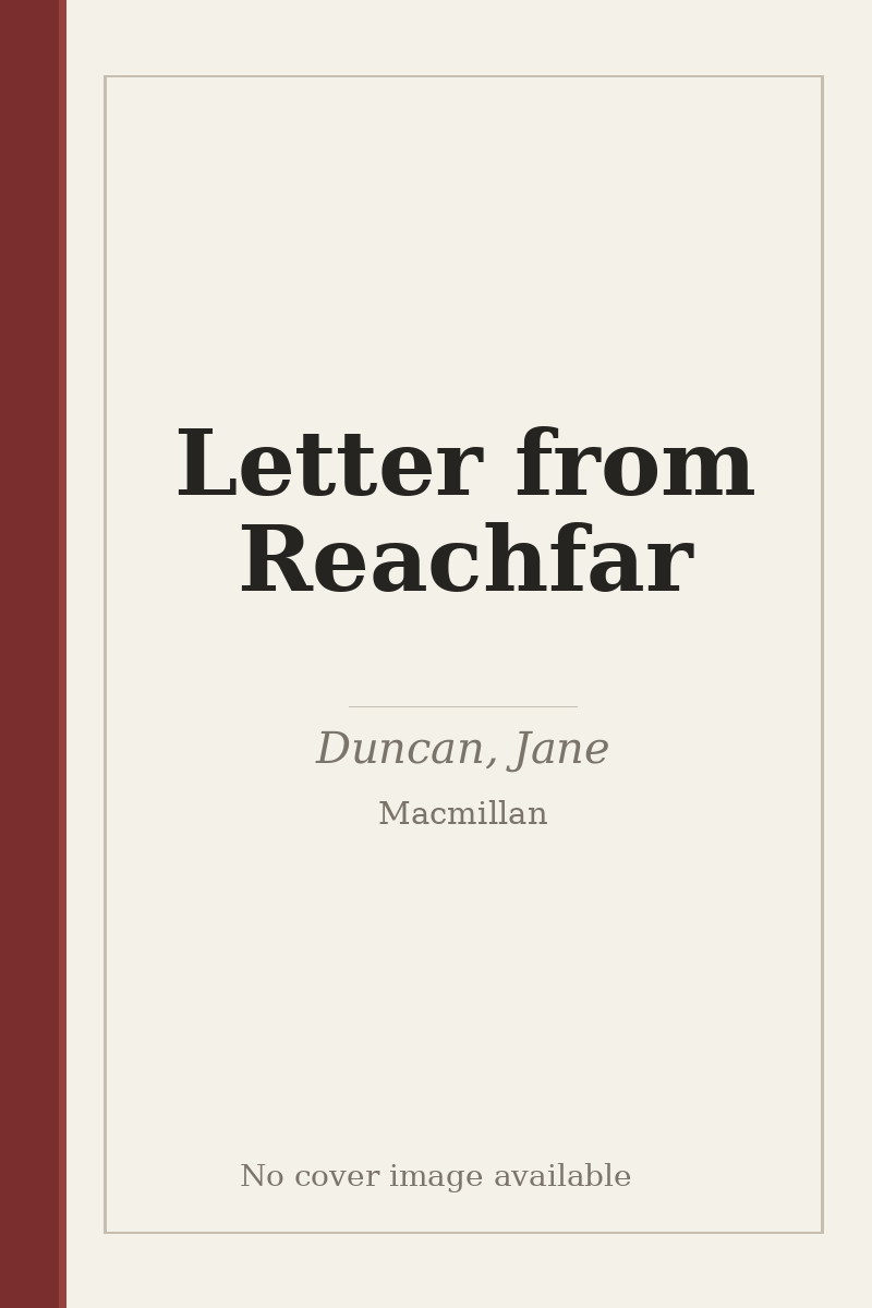 Letter from Reachfar - no cover image available