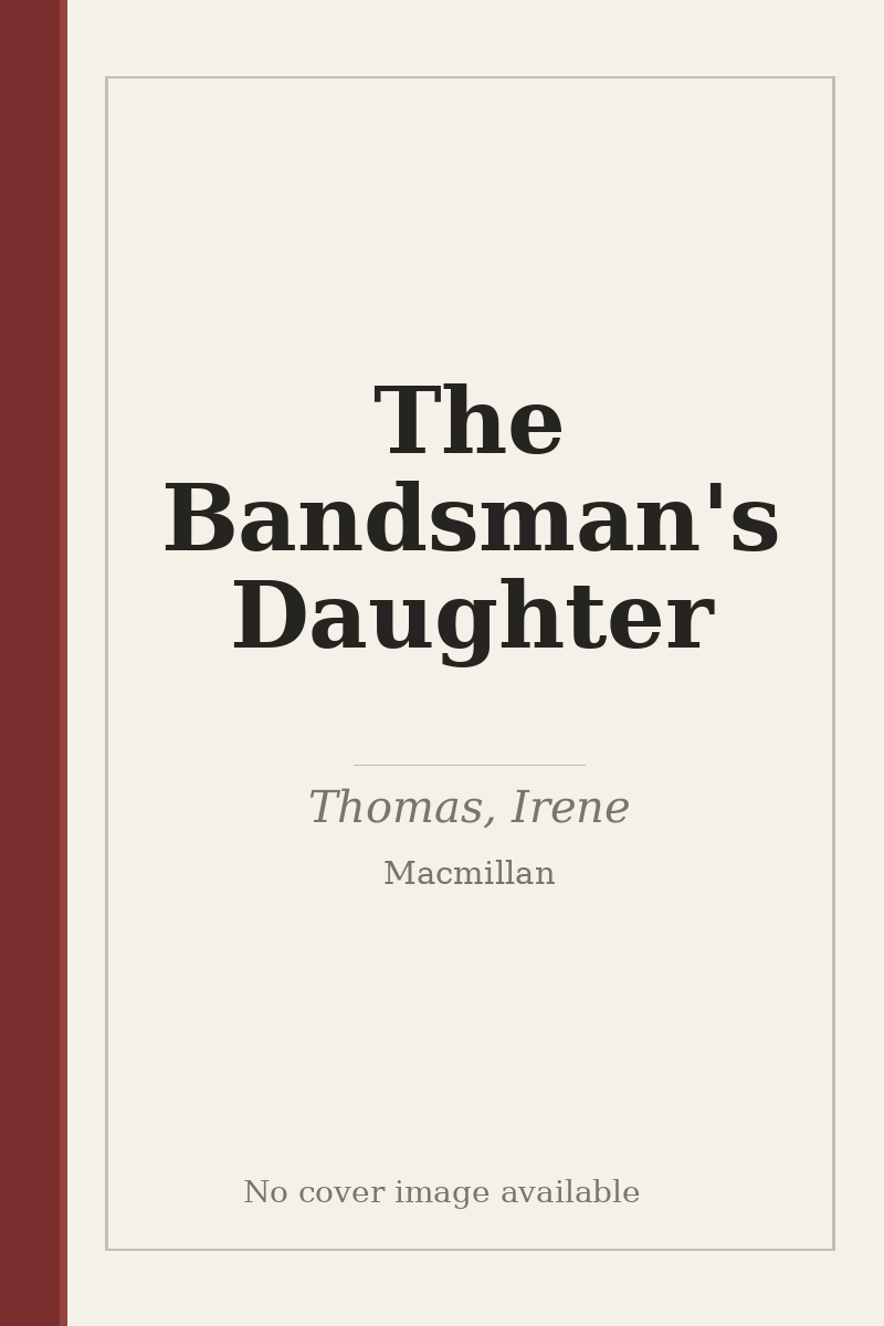 The Bandsman's Daughter - no cover image available