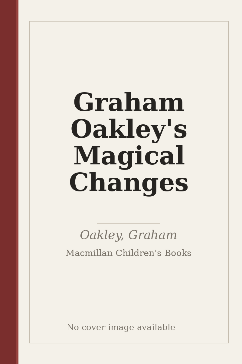 Graham Oakley's Magical Changes - no cover image available