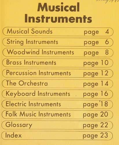 Musical Instruments (Fact Finders)