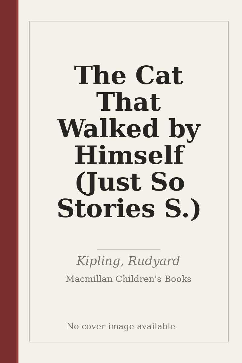 The Cat That Walked by Himself (Just So Stories S.) - no cover image available