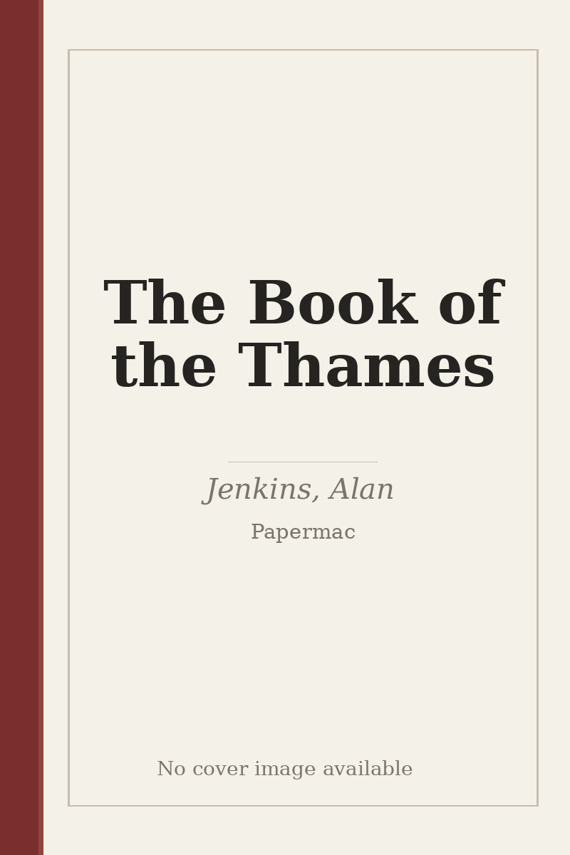 The Book of the Thames - no cover image available