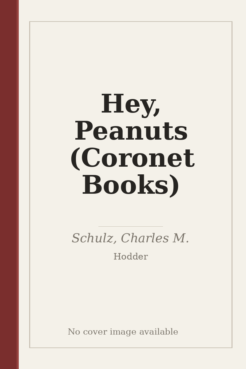 Hey, Peanuts (Coronet Books) - no cover image available