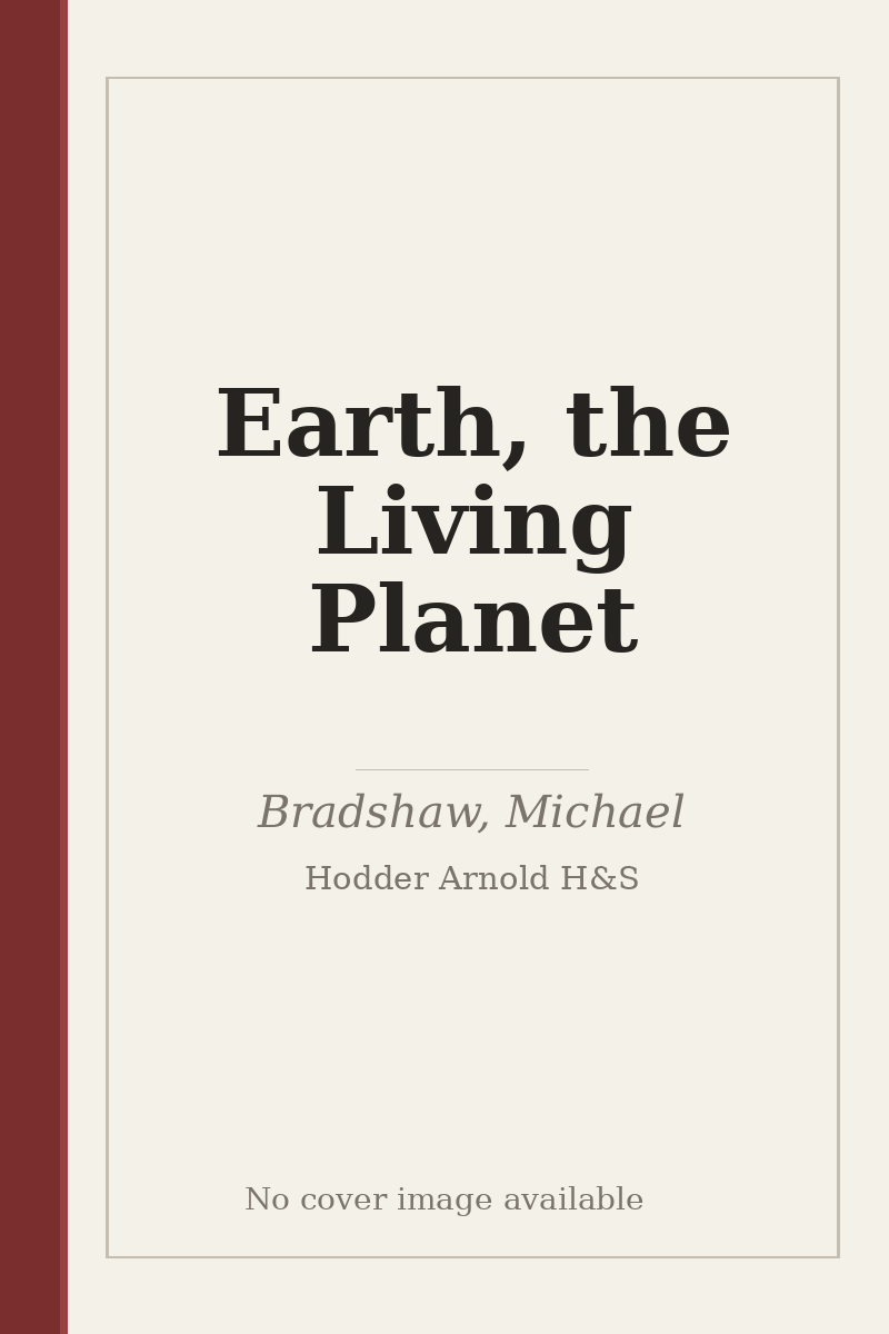 Earth, the Living Planet - no cover image available