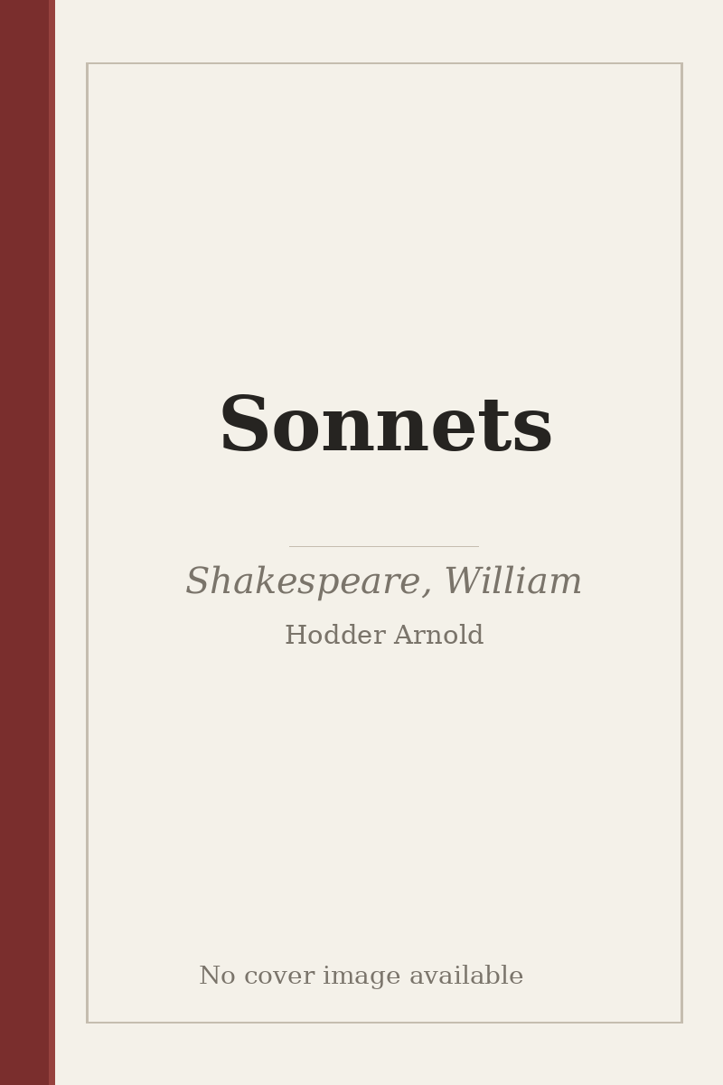 Sonnets - no cover image available