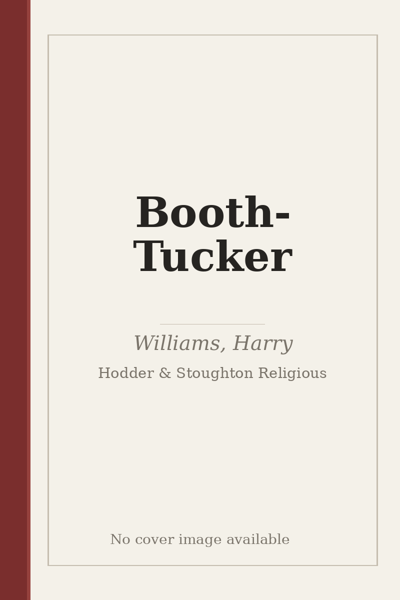 Booth-Tucker - no cover image available