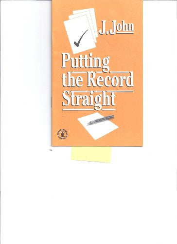 Putting the Record Straight