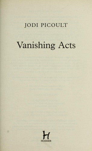 Vanishing Acts