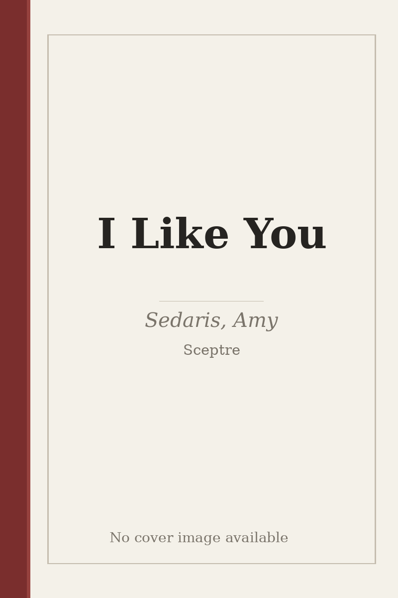 I Like You - no cover image available