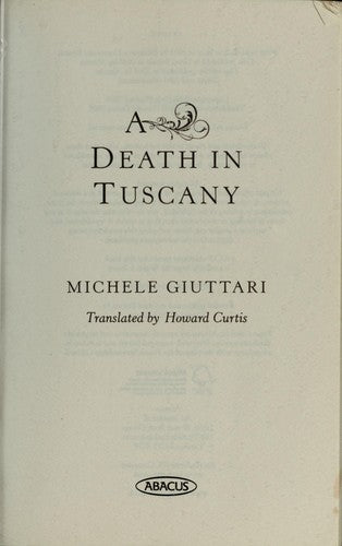 A Death In Tuscany: Michele Ferrara: Book 2