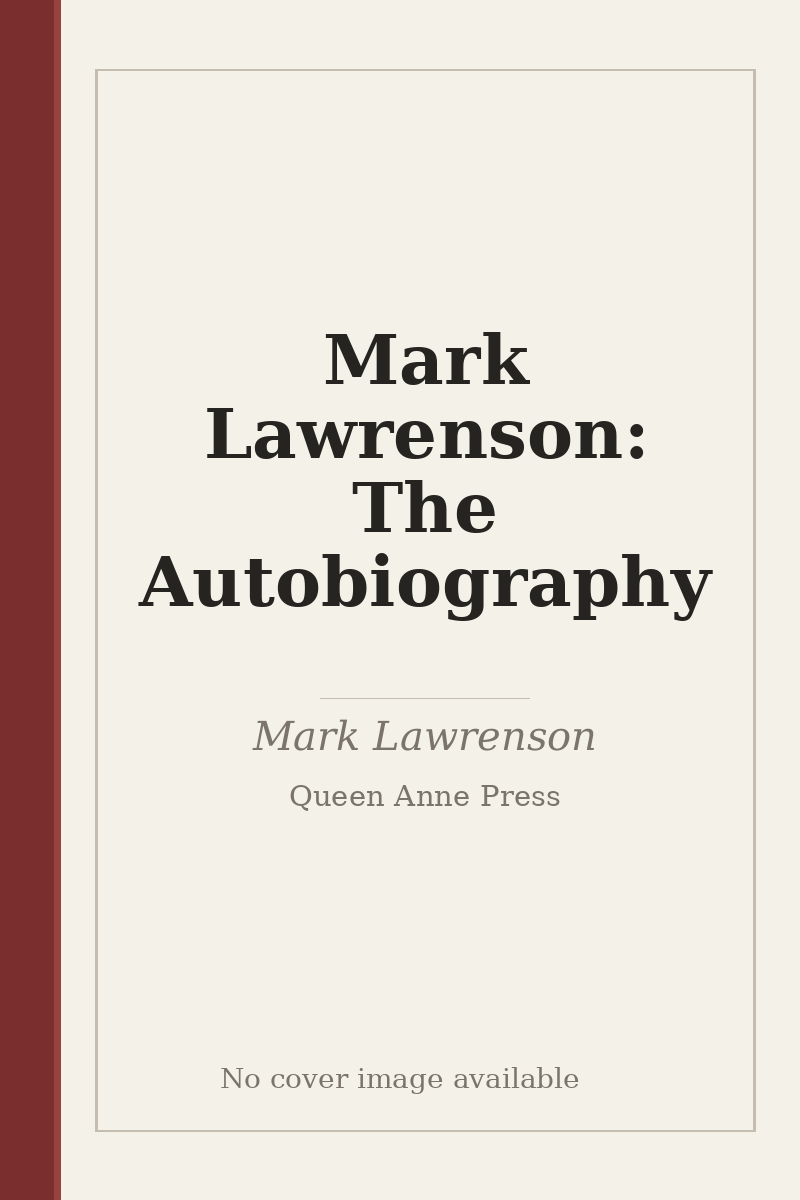 Mark Lawrenson: The Autobiography - no cover image available