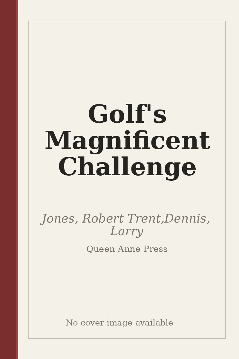 Golf's Magnificent Challenge - no cover image available