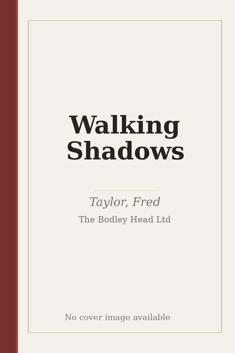 Walking Shadows - no cover image available