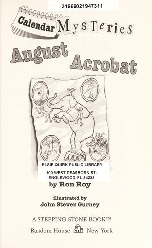 Calendar Mysteries #8: August Acrobat
